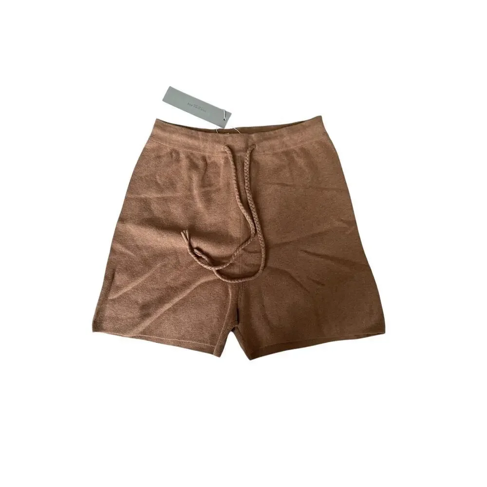 One Grey Day Women's Tan Cashmere Blend Knit Shorts Size XS